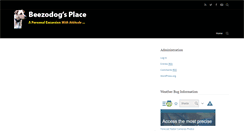 Desktop Screenshot of beezodogsplace.com