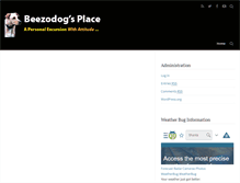 Tablet Screenshot of beezodogsplace.com